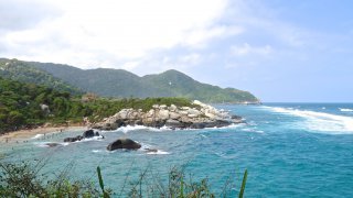 <b>Wild beaches</b> in Tayrona Park