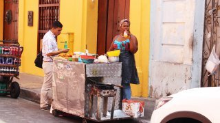 La gastronomie caribéenne des rues de Carthagène